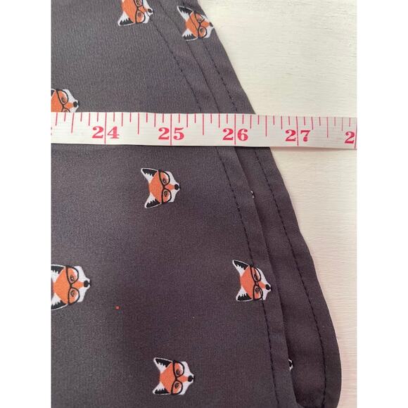 Torrid Abbey Fox Georgette Button Back Womens Blouse Size 1 Short Sleeve Top - Picture 13 of 13